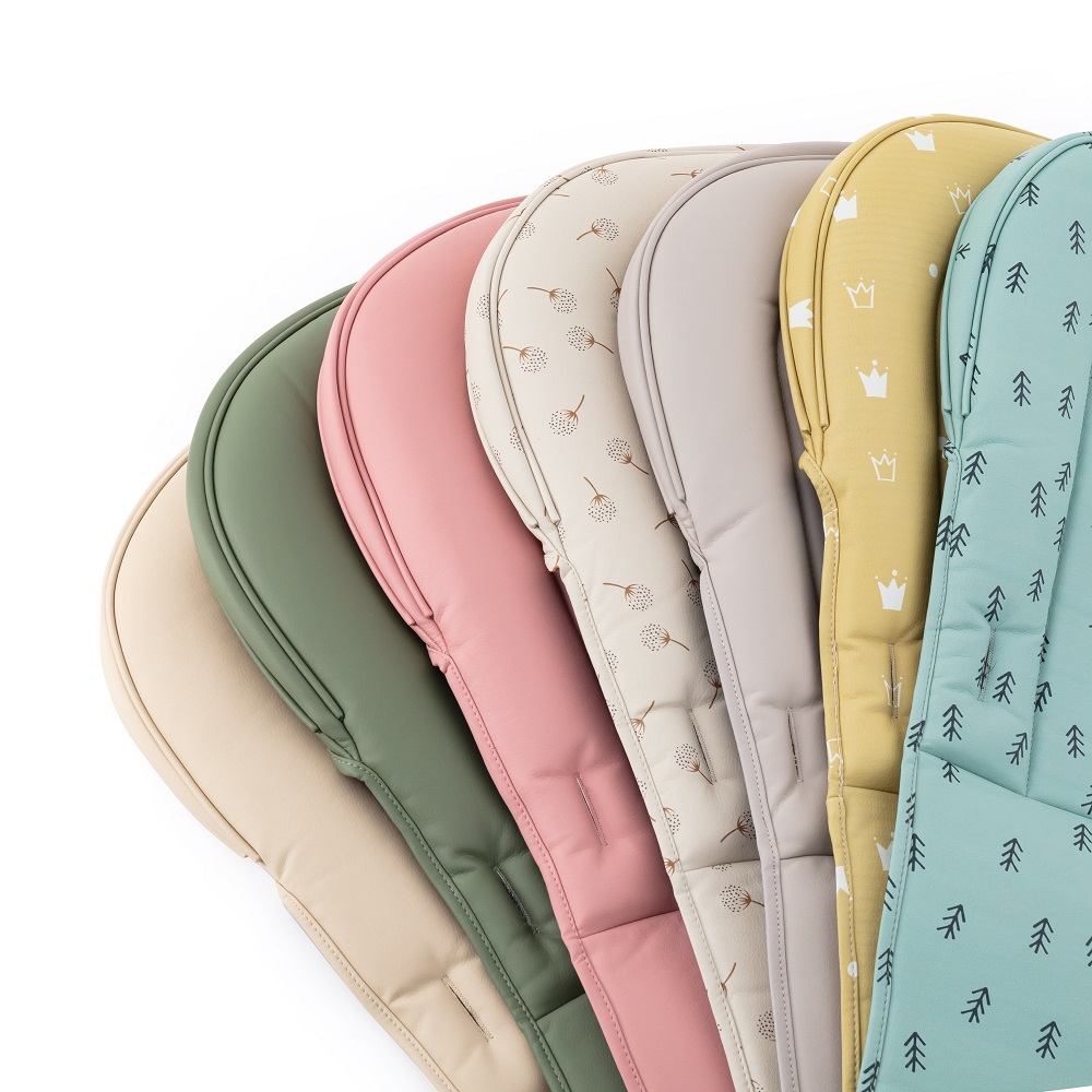 PETITE&amp;MARS Potah sedáku a podnos k dětské židličke Gusto Pastel Beige