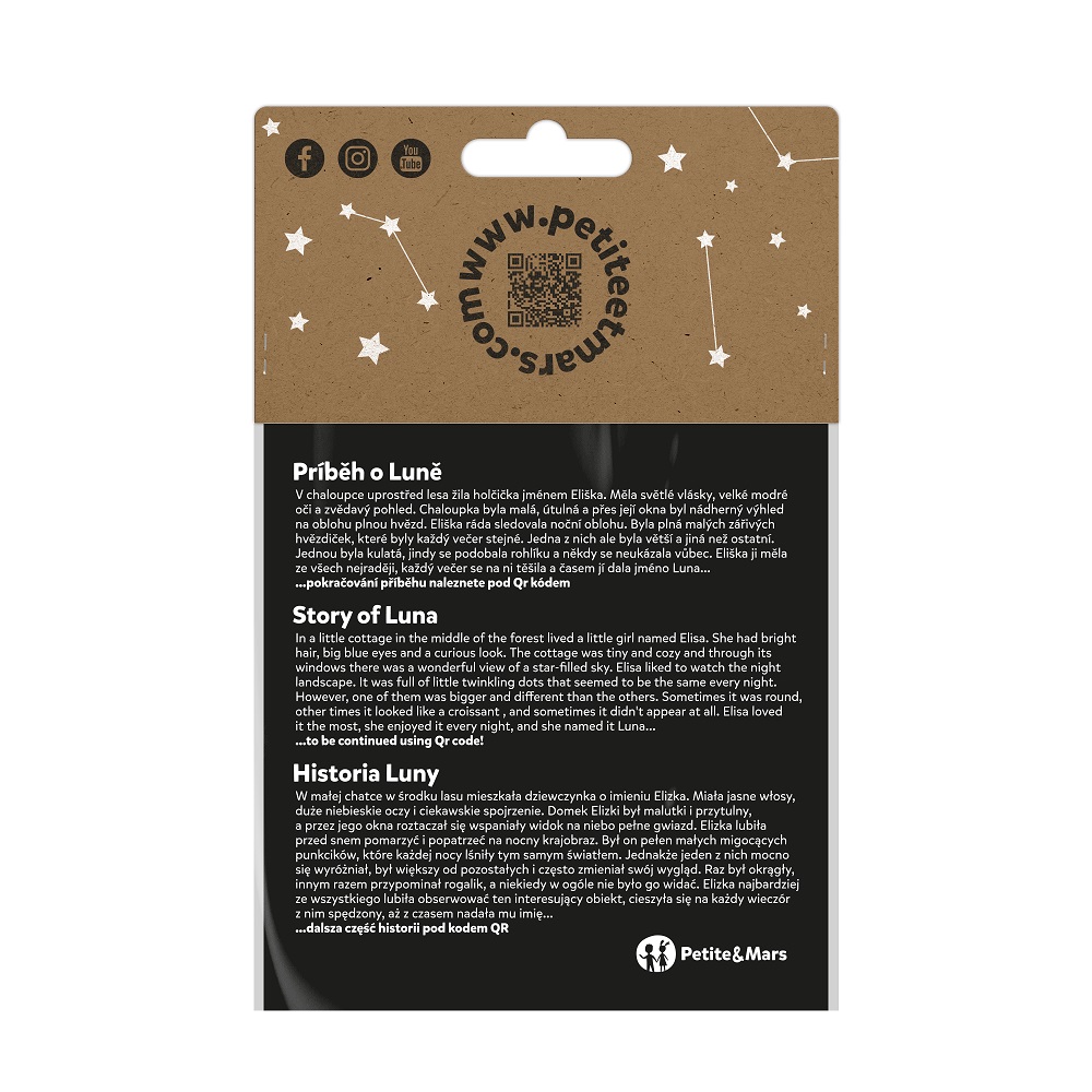 PETITE&amp;MARS Reflexní samolepky Heritage Luna
