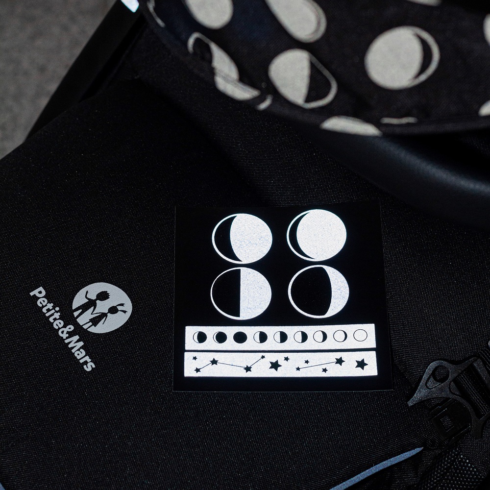 PETITE&amp;MARS Reflexní samolepky Heritage Luna