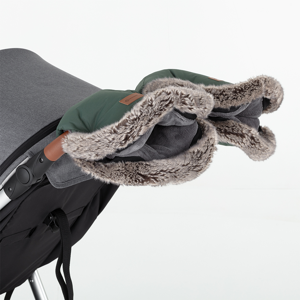 PETITE&amp;MARS Rukávník / rukavice Furry Veritable Khaki