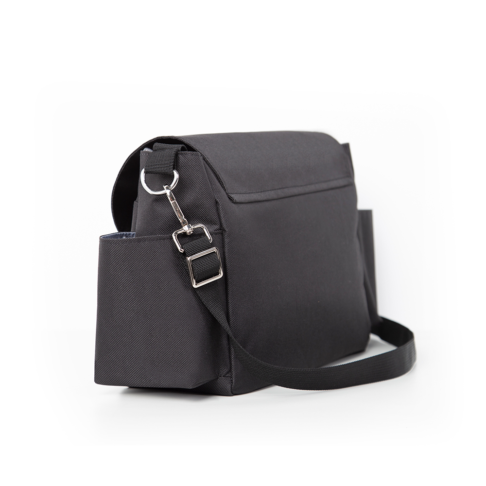 PETITE&amp;MARS Taška přebalovací Sara Black Brown