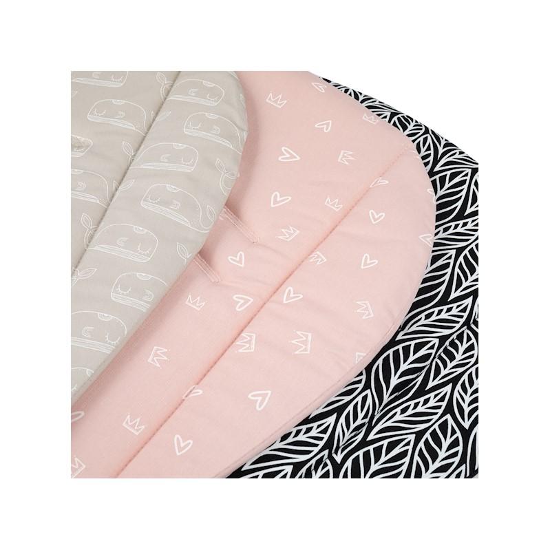 PETITE&amp;MARS Vložka do kočárku Foamy Beige Whale