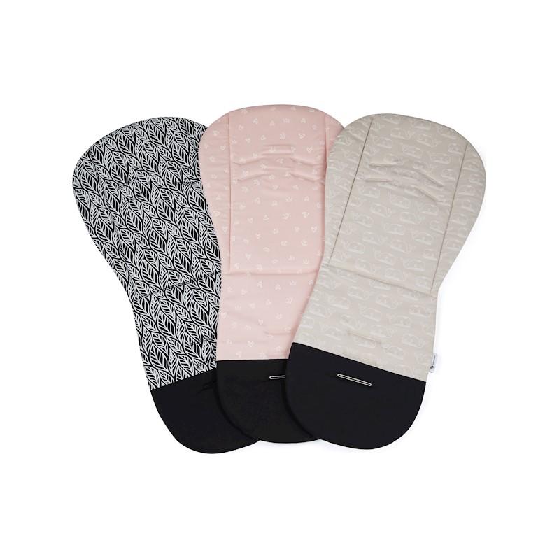 PETITE&amp;MARS Vložka do kočárku Foamy Beige Whale