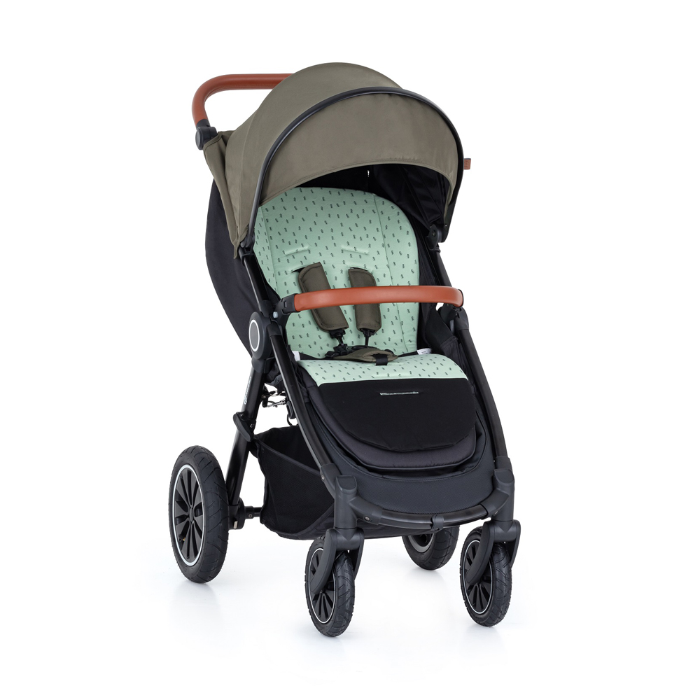 PETITE&amp;MARS Vložka do kočárku Foamy Green Trees