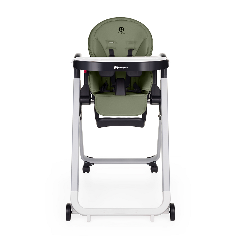 PETITE&amp;MARS Židlička jídelní Tasty Mature Olive