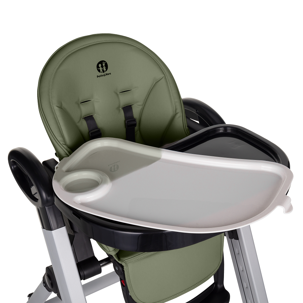 PETITE&amp;MARS Židlička jídelní Tasty Mature Olive