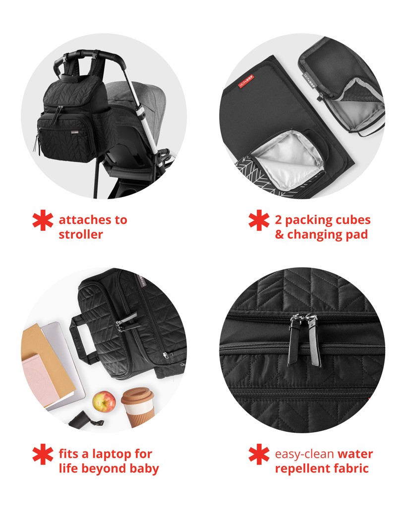 SKIP HOP Taška přebalovací/batoh Forma Chocolate