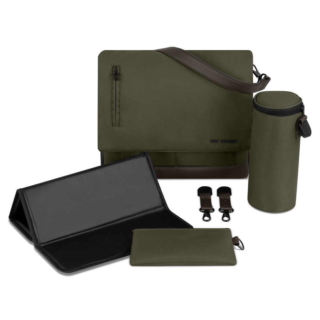 ABC DESIGN Taška přebalovací Urban avocado 2025