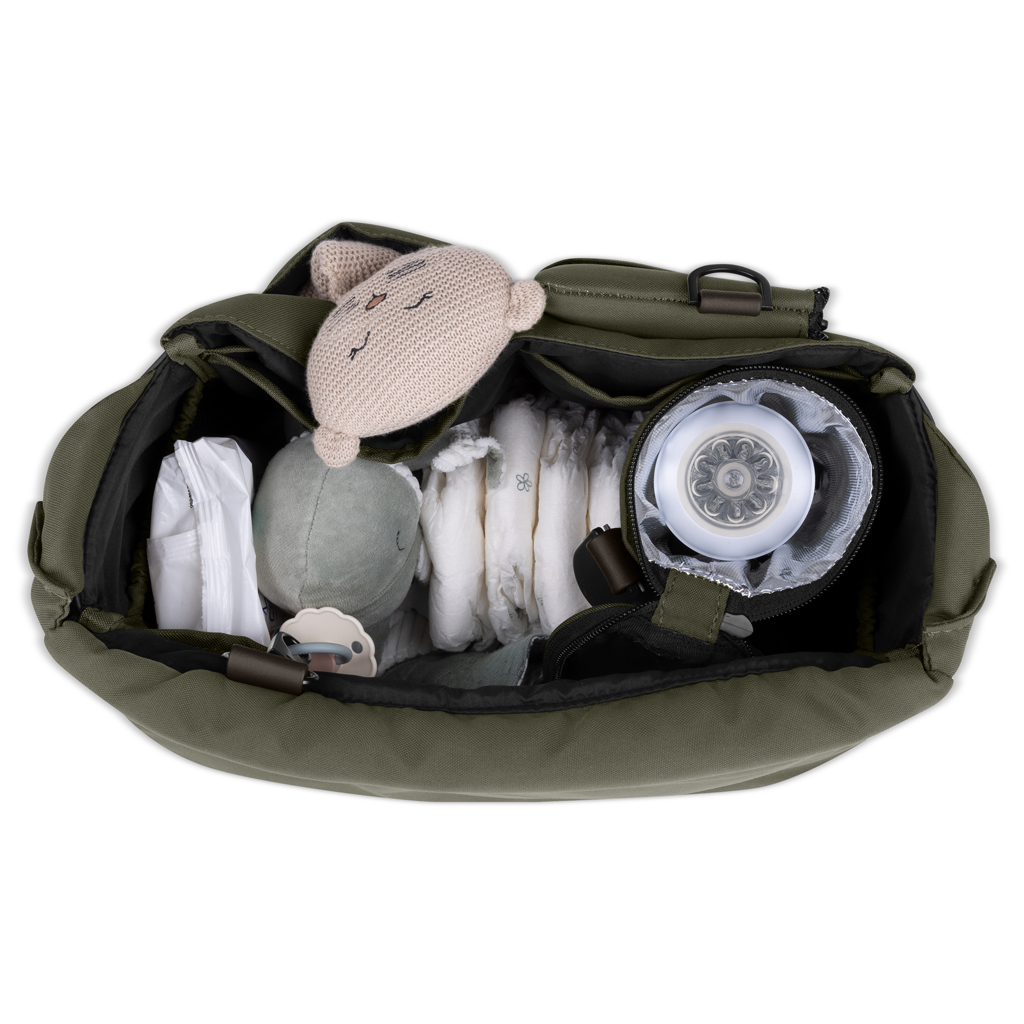 ABC DESIGN Taška přebalovací Urban avocado 2025