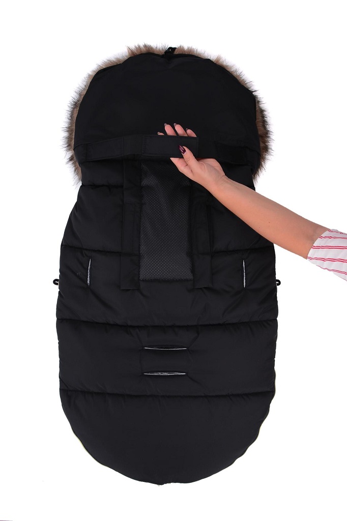 COTTONMOOSE Fusak do kočárku Moose Yukon Gray