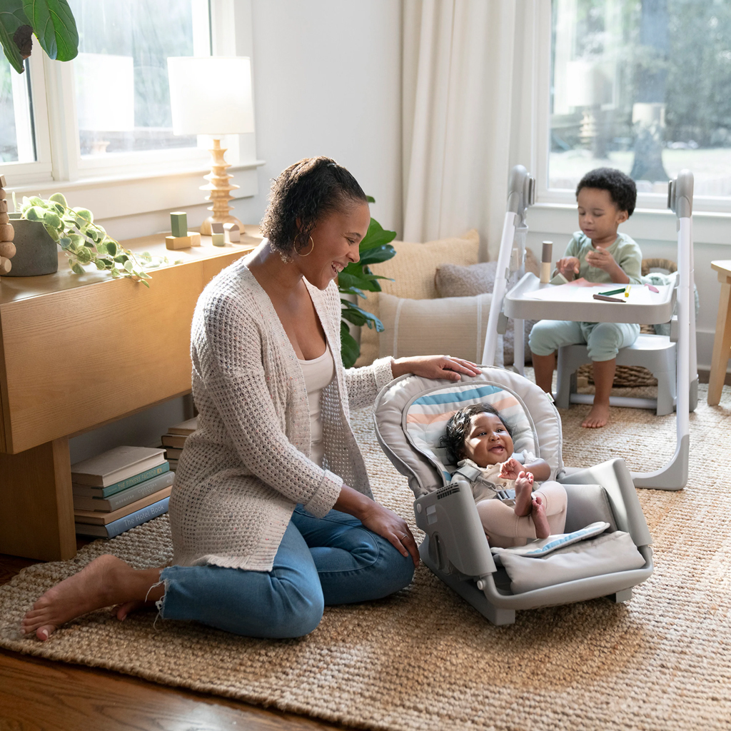 INGENUITY Židlička jídelní multifunkční Soulful Skies™ 0m+ do 23kg