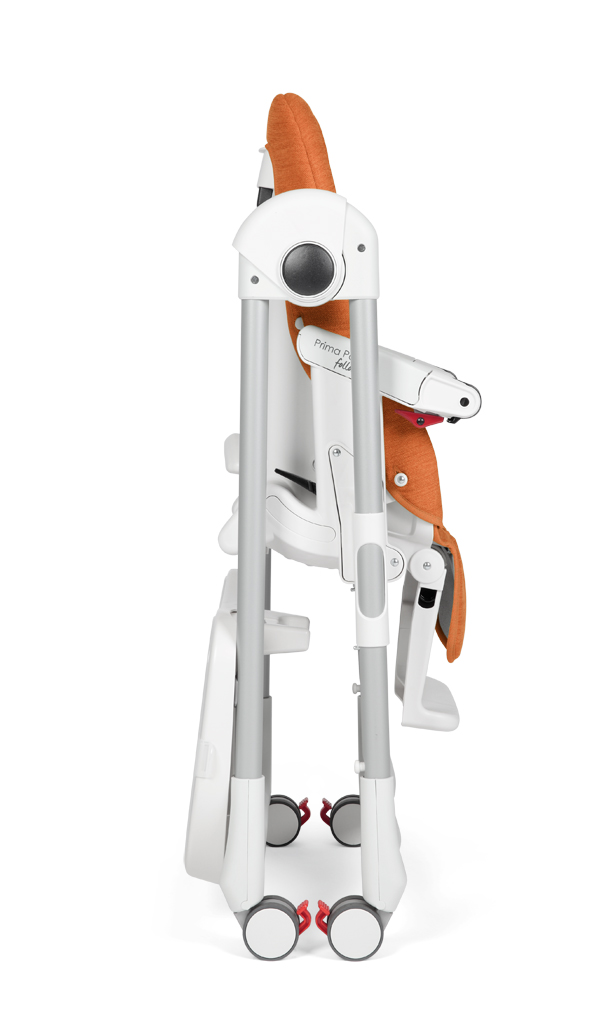 PEG PÉREGO Židlička jídelní Prima Pappa Follow Me Gold 2022+hrazda zdarma