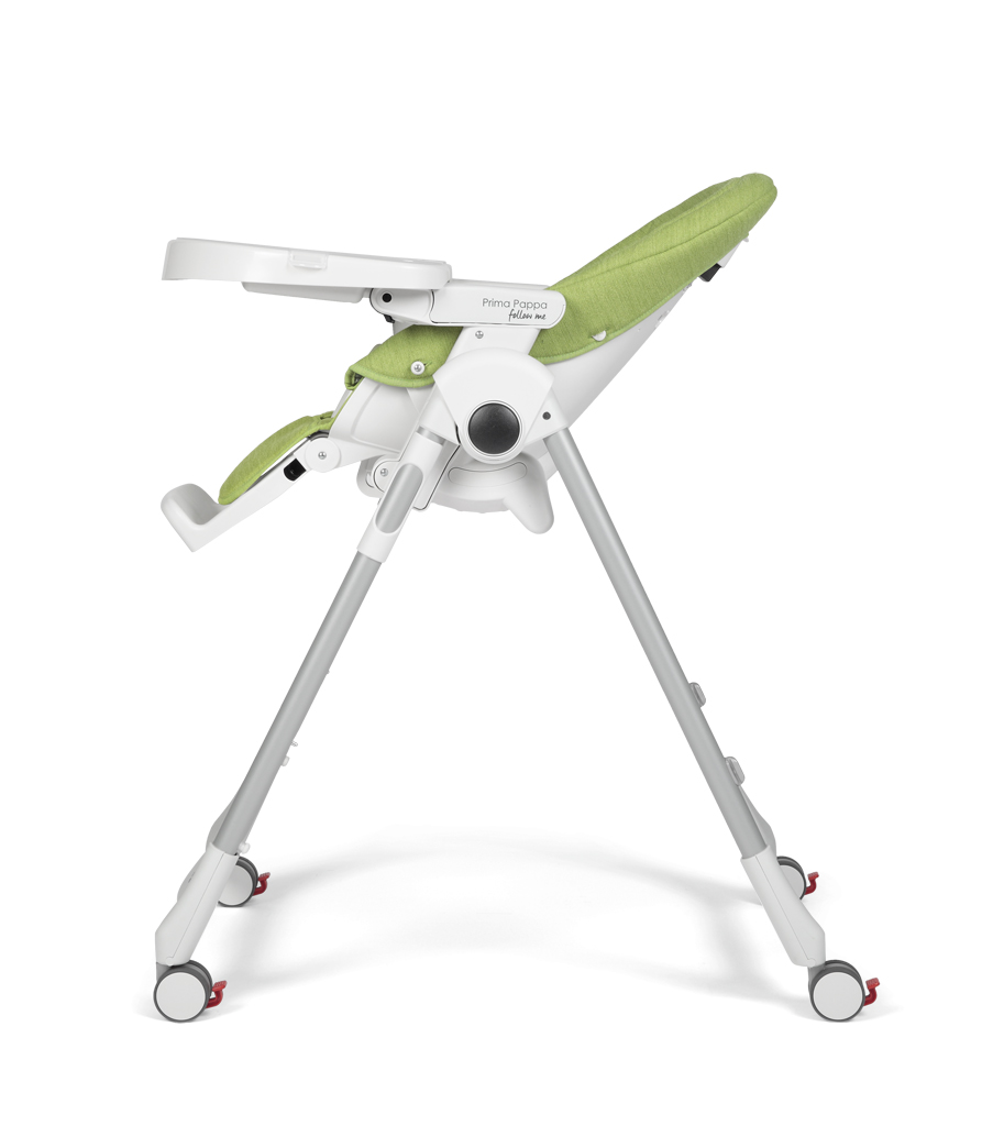 PEG PÉREGO Židlička jídelní Prima Pappa Follow Me Wonder Green 2022+hrazda zdarma