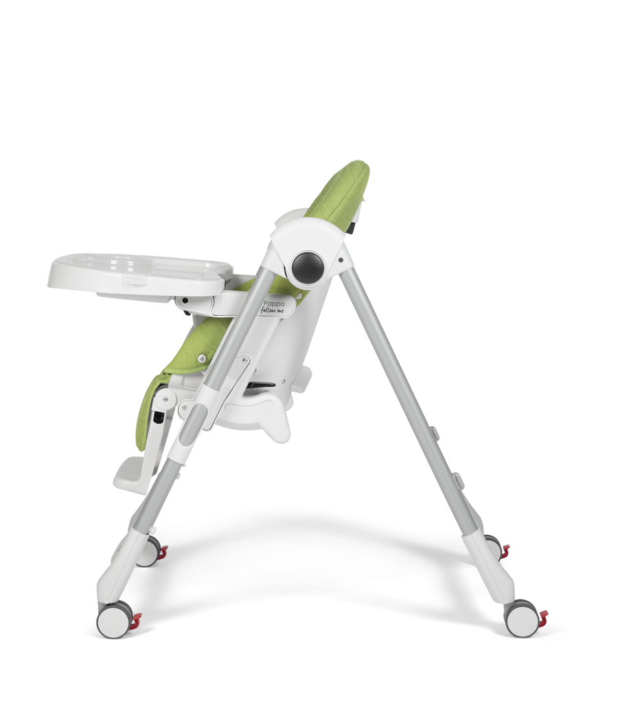 PEG PÉREGO Židlička jídelní Prima Pappa Follow Me Wonder Green 2022+hrazda zdarma