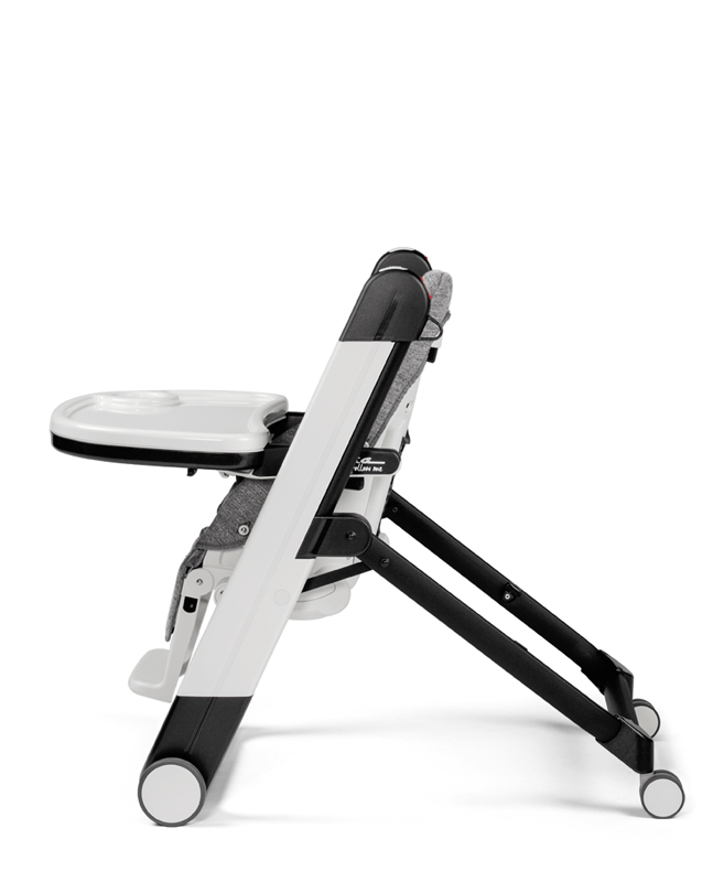 PEG PÉREGO Židlička jídelní Siesta Follow Me Wonder Grey 2021 +hrazda zdarma