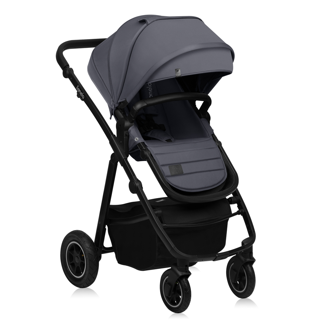 LIONELO Kočárek kombinovaný Amber Plus 3v1 Grey Graphite