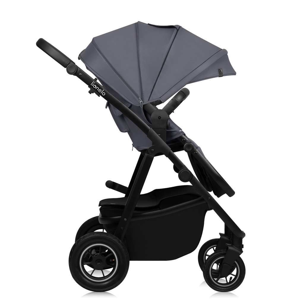 LIONELO Kočárek kombinovaný Amber Plus 3v1 Grey Graphite