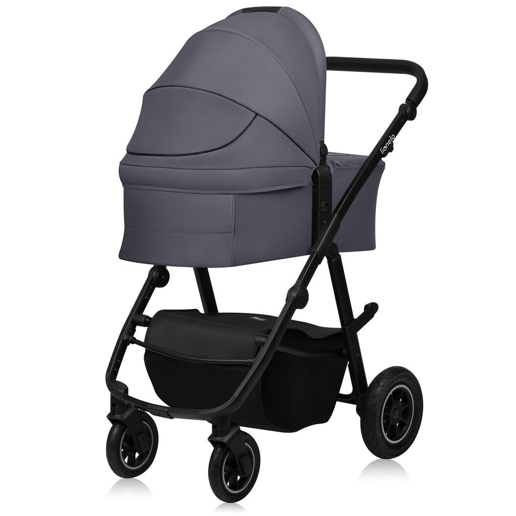 LIONELO Kočárek kombinovaný Amber Plus 3v1 Grey Graphite