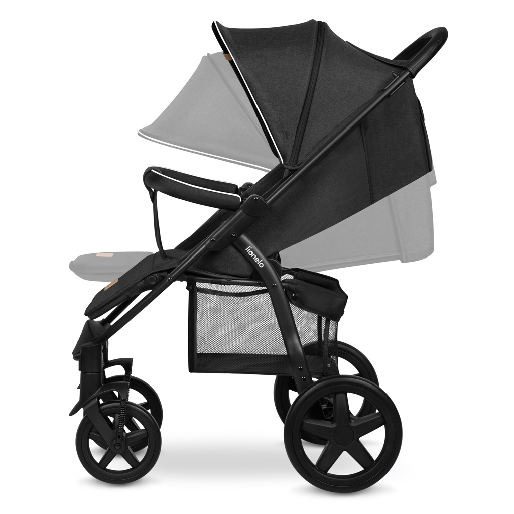 LIONELO Kočárek sportovní Annet Plus Black Carbon