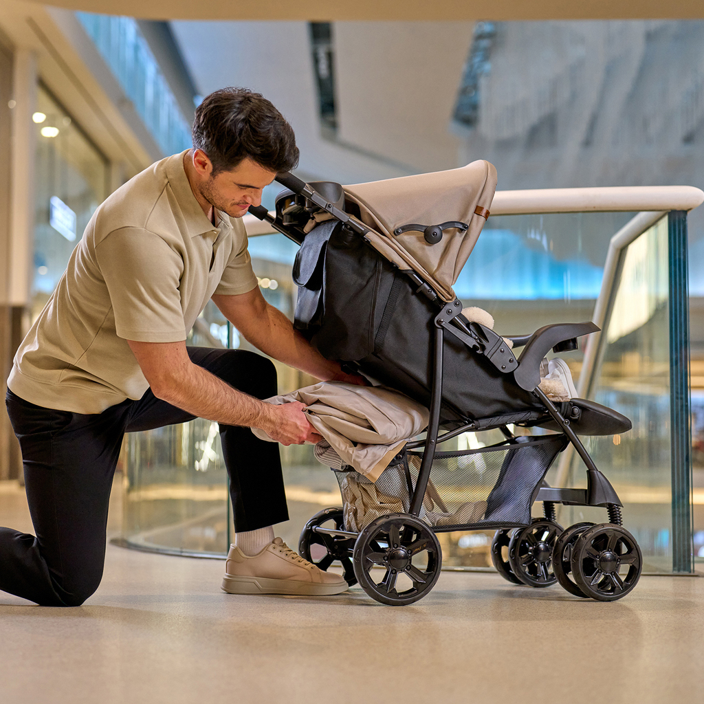 LIONELO Kočárek sportovní Emma Plus Beige Latte