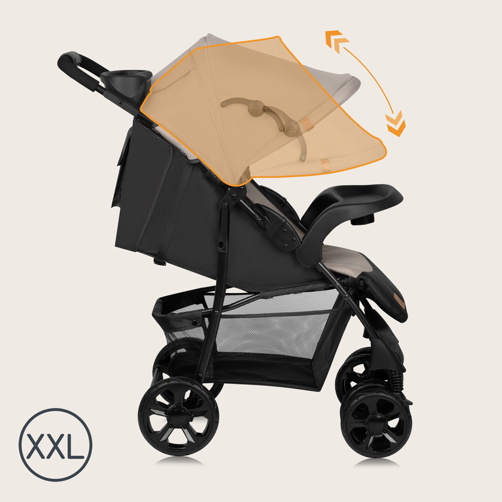 LIONELO Kočárek sportovní Emma Plus Beige Latte