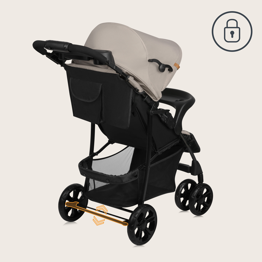 LIONELO Kočárek sportovní Emma Plus Beige Latte