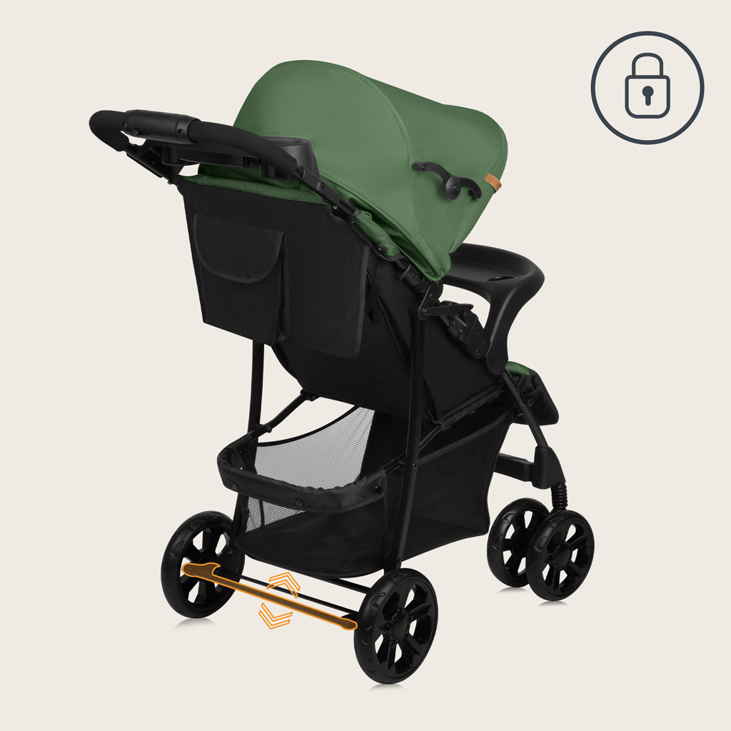 LIONELO Kočárek sportovní Emma Plus Green Emerald