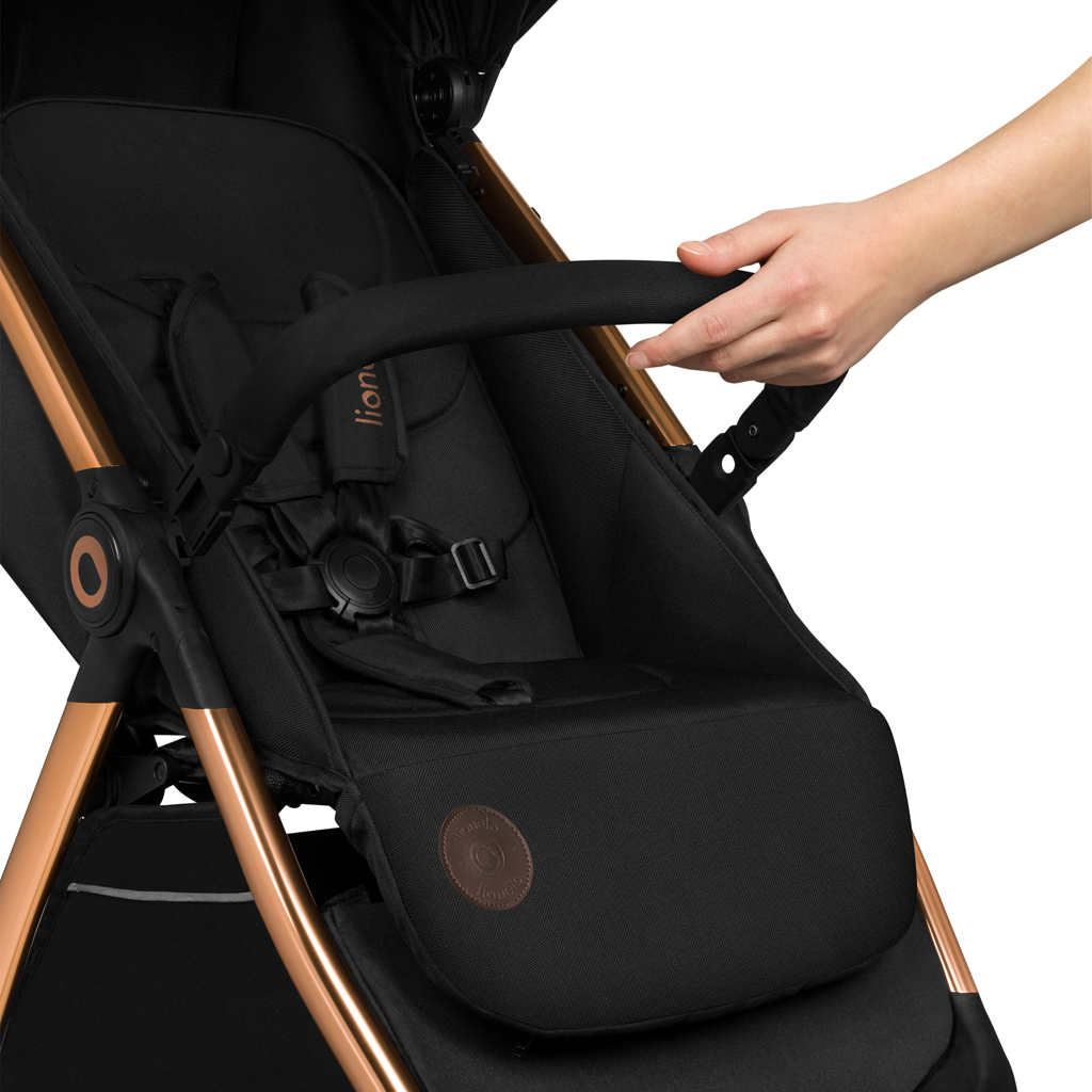 LIONELO Kočárek sportovní Ingrid Black Onyx