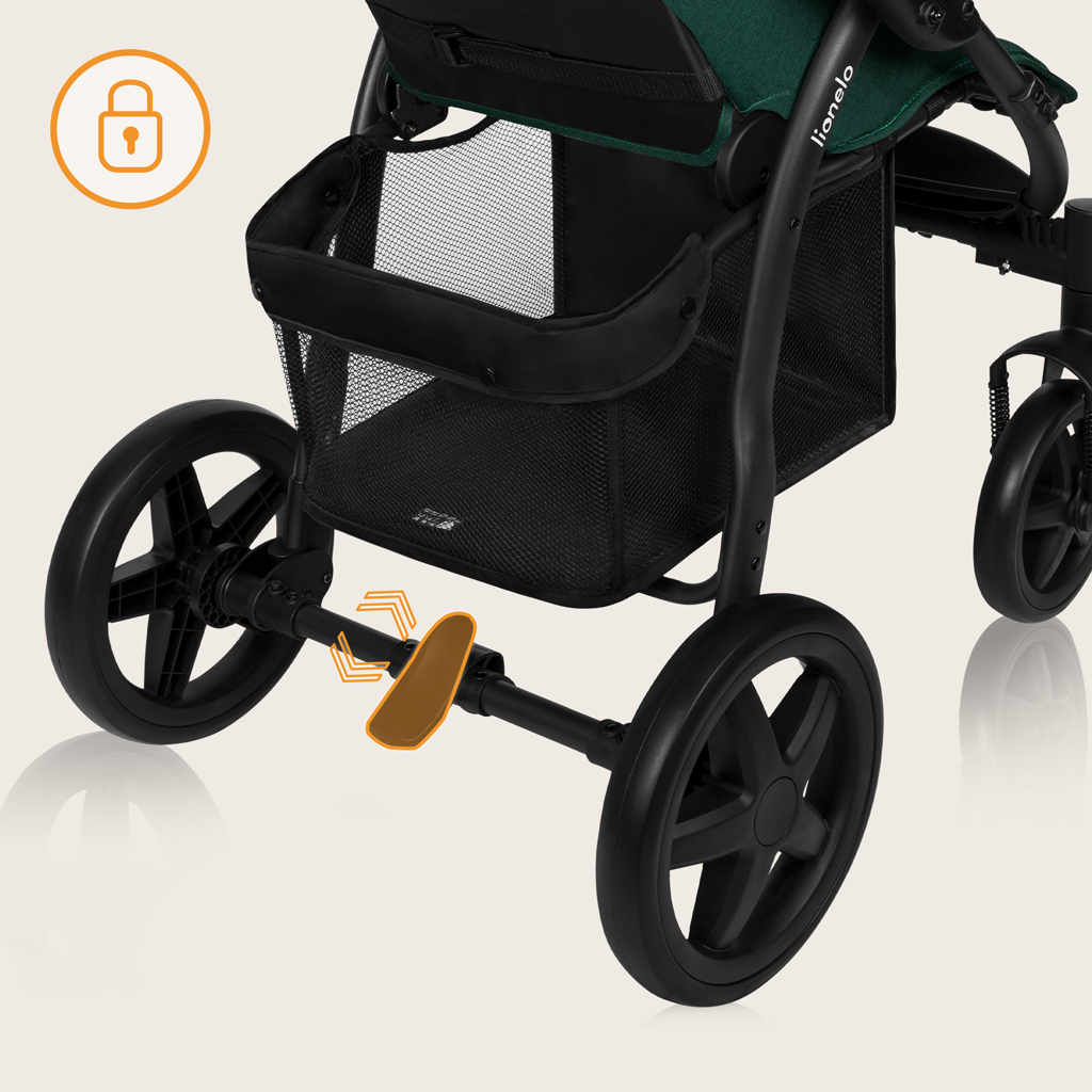 LIONELO Kočárek sportovní Annet Plus Green Forest