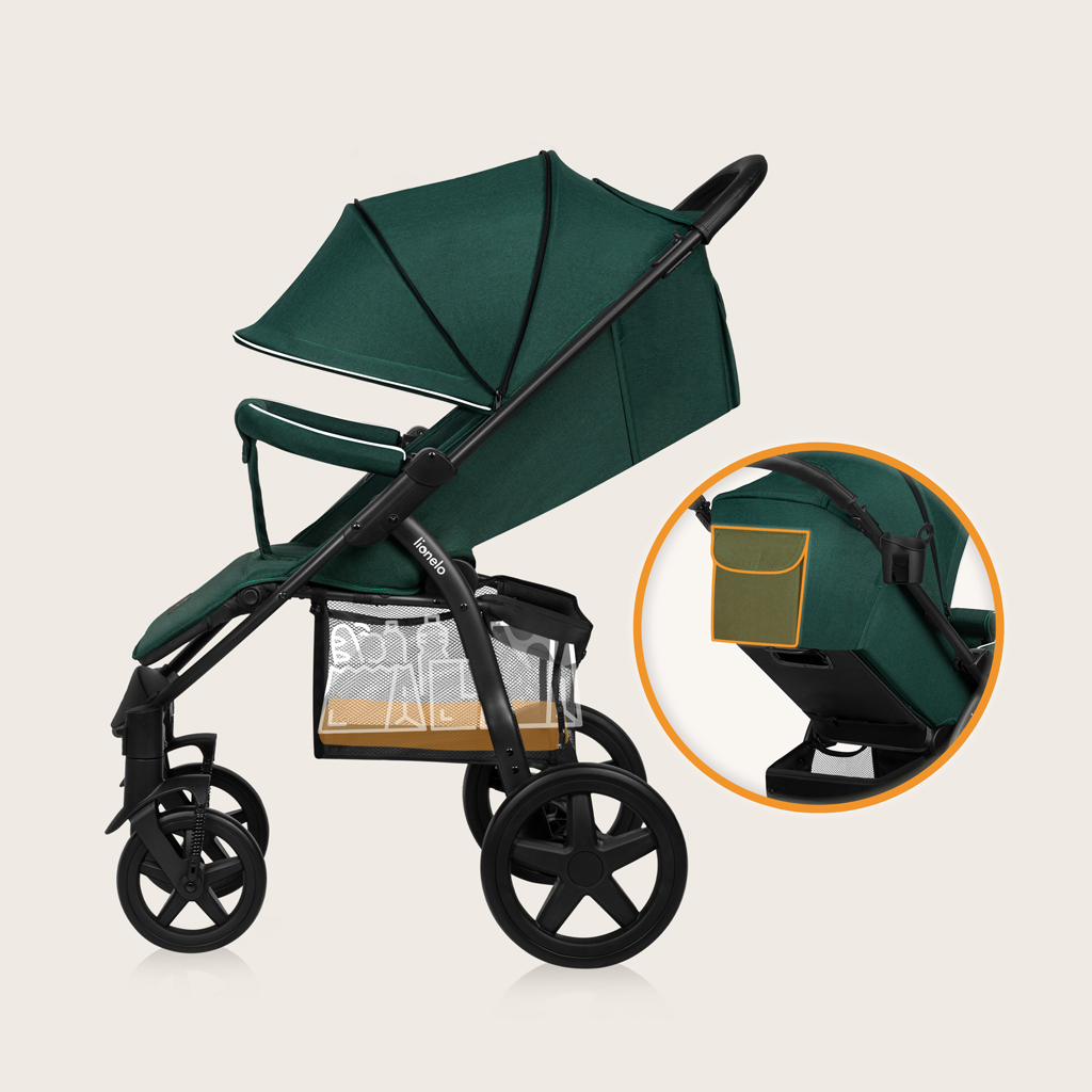 LIONELO Kočárek sportovní Annet Plus Green Forest