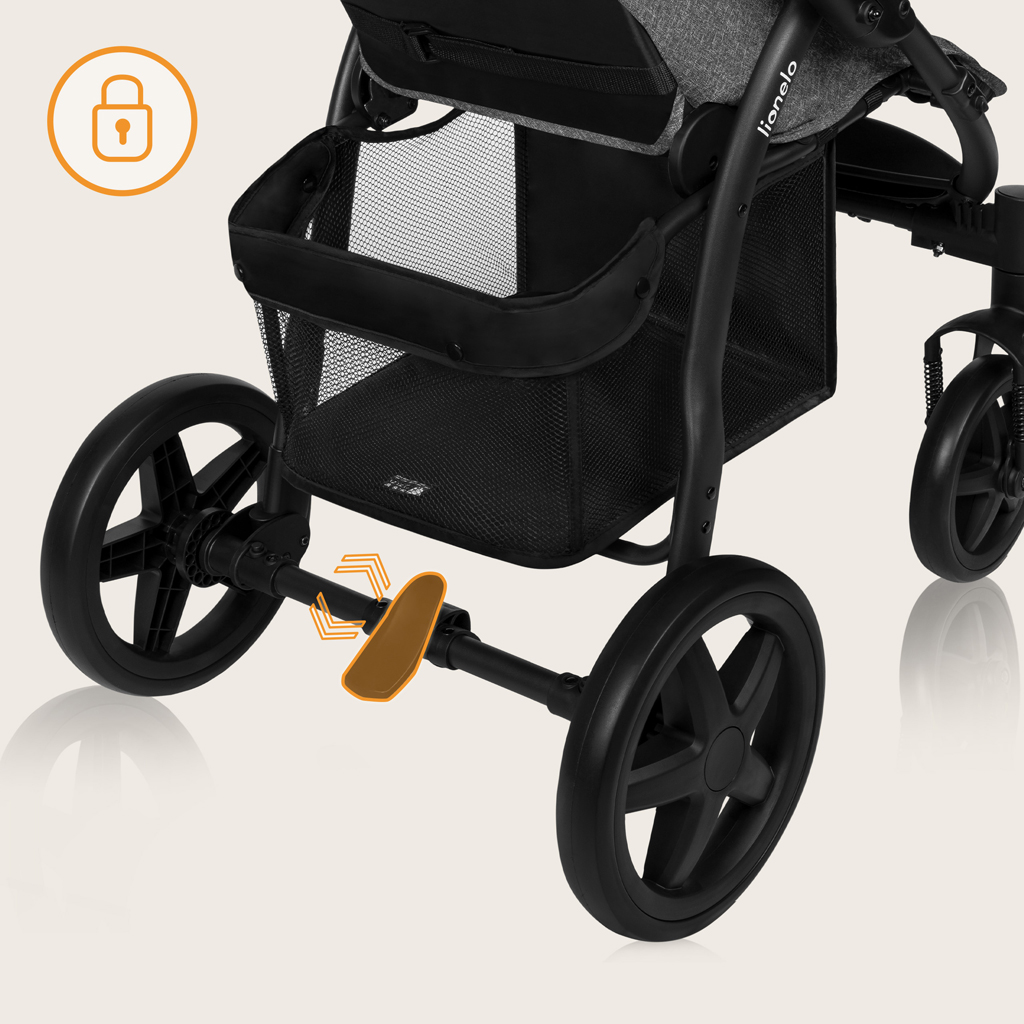 LIONELO Kočárek sportovní Annet Plus Stone Caramel