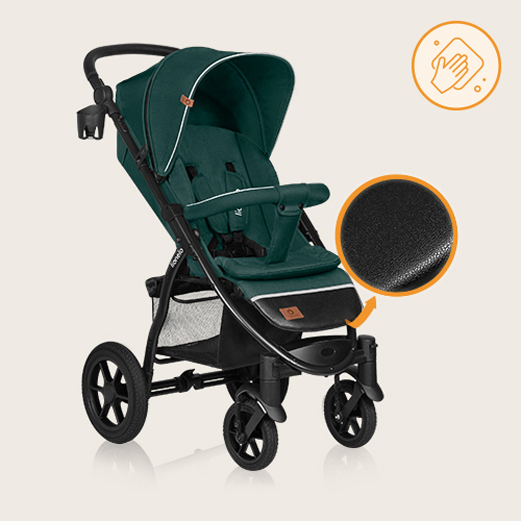 LIONELO Kočárek sportovní Annet Tour Green Turquoise