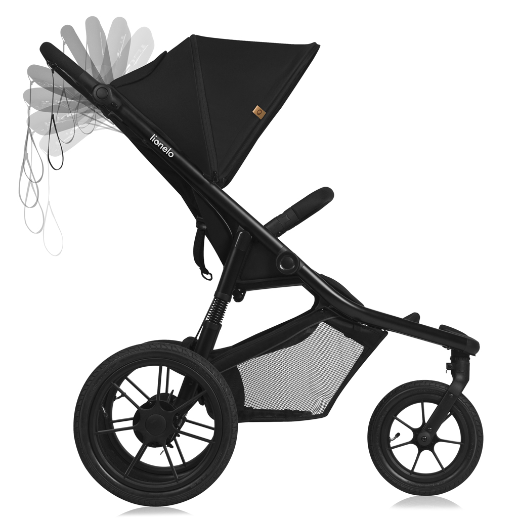 LIONELO Kočárek sportovní Azura Black Onyx