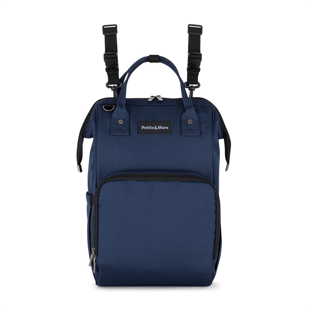PETITE&amp;MARS Batoh přebalovací na kočárek Jackob Dark Blue