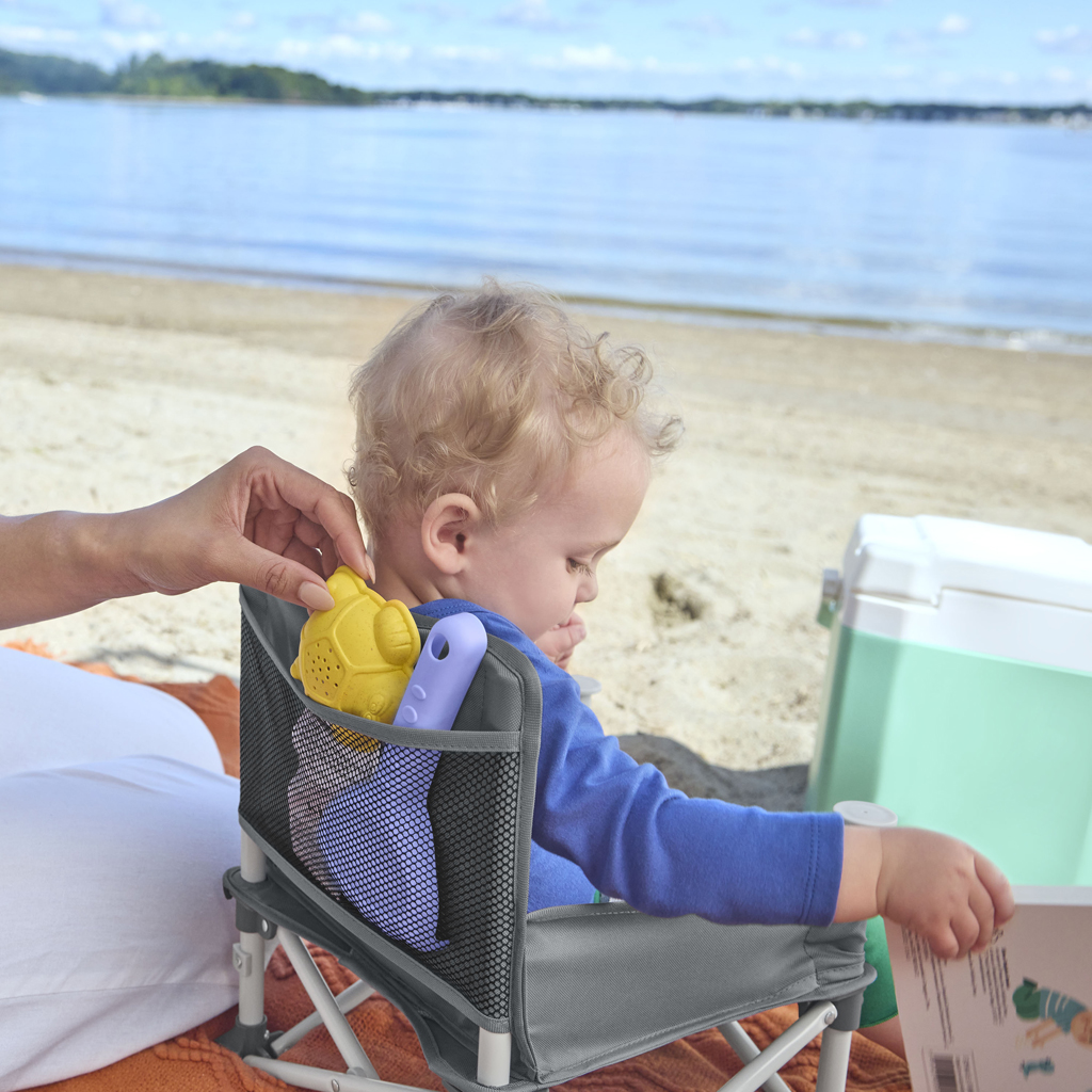 BRIGHT STARTS Židlička jídelní přenosná Pop 'N Sit™ 6m+ do 15kg