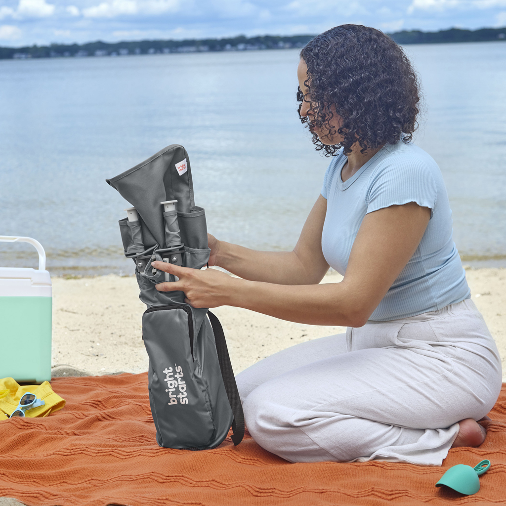 BRIGHT STARTS Židlička jídelní přenosná Pop 'N Sit™ 6m+ do 15kg