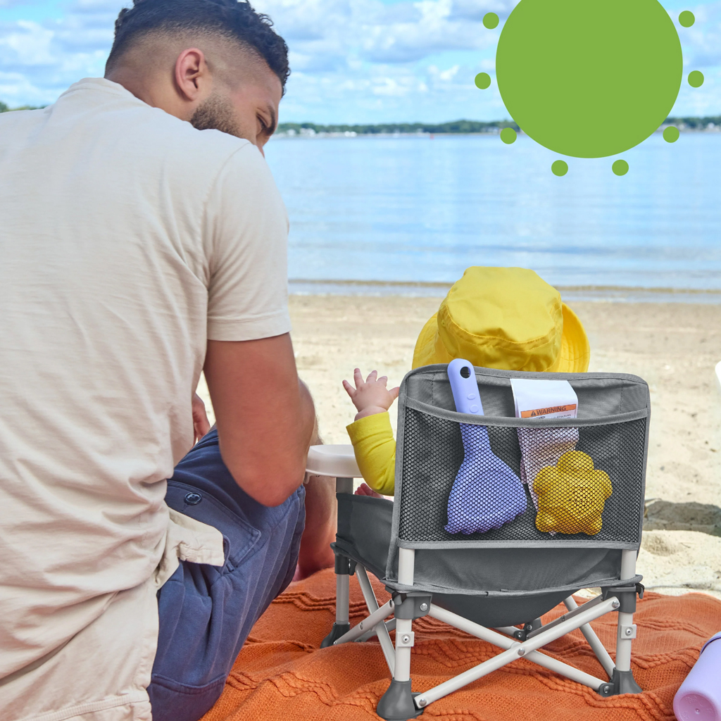 BRIGHT STARTS Židlička jídelní přenosná Pop 'N Sit™ 6m+ do 15kg