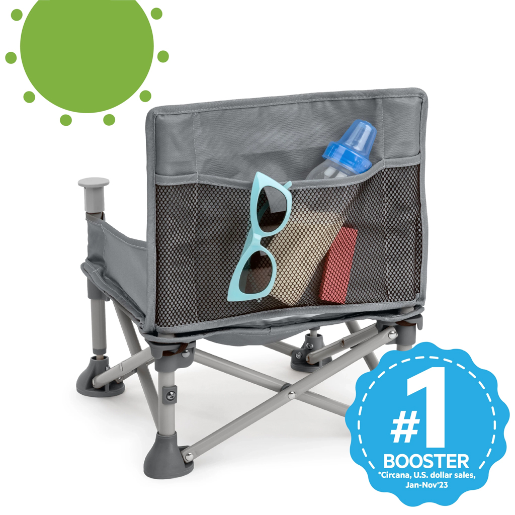 BRIGHT STARTS Židlička jídelní přenosná Pop 'N Sit™ 6m+ do 15kg