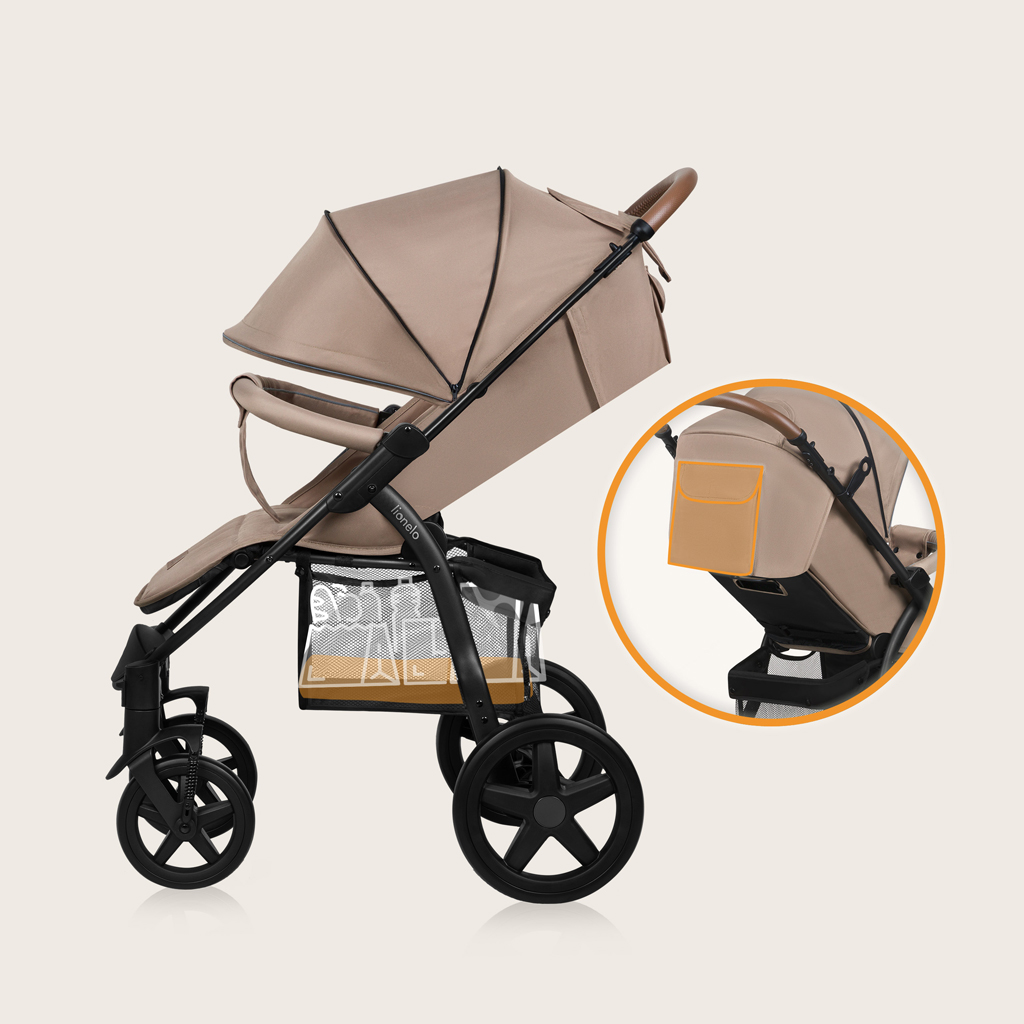 LIONELO Kočárek sportovní Annet Plus Beige Sand