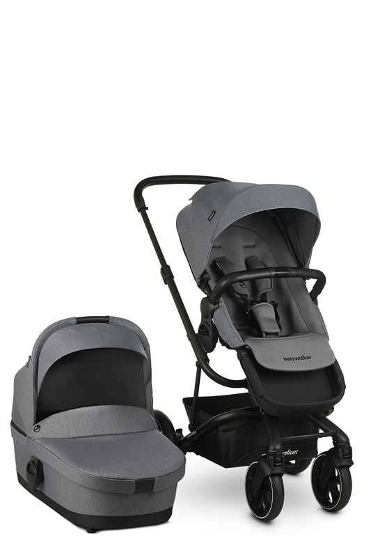 EASYWALKER Set XXL kočárek kombinovaný Harvey3 Fossil Grey s příslušenstvím