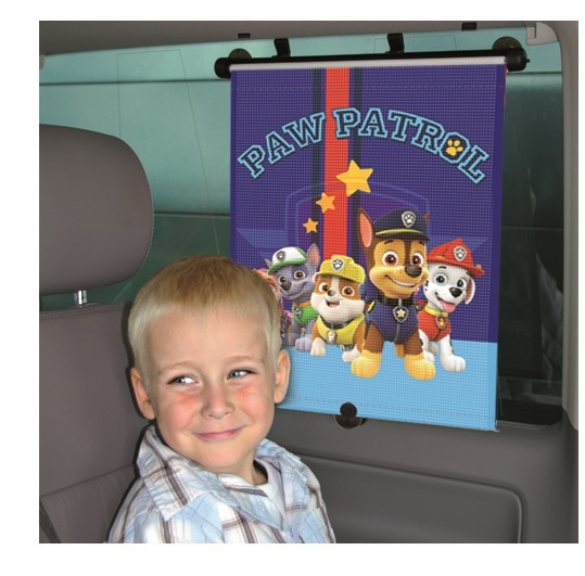 MARKAS Stínítko na okno auta stahující 1 ks Tlapková patrola