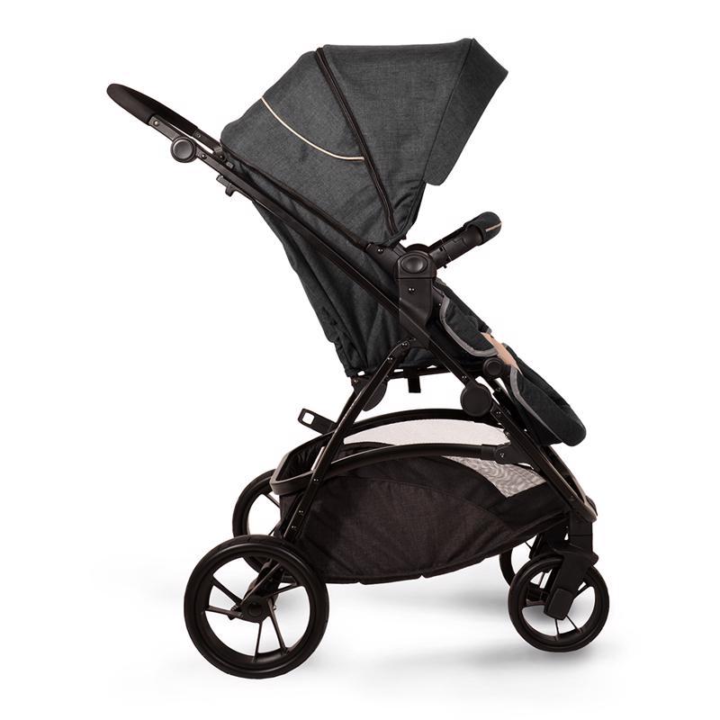 PETITE&amp;MARS Sedačka ke kočárku Vario/ Spider - Black Melange