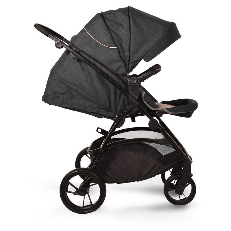 PETITE&amp;MARS Sedačka ke kočárku Vario/ Spider - Black Melange