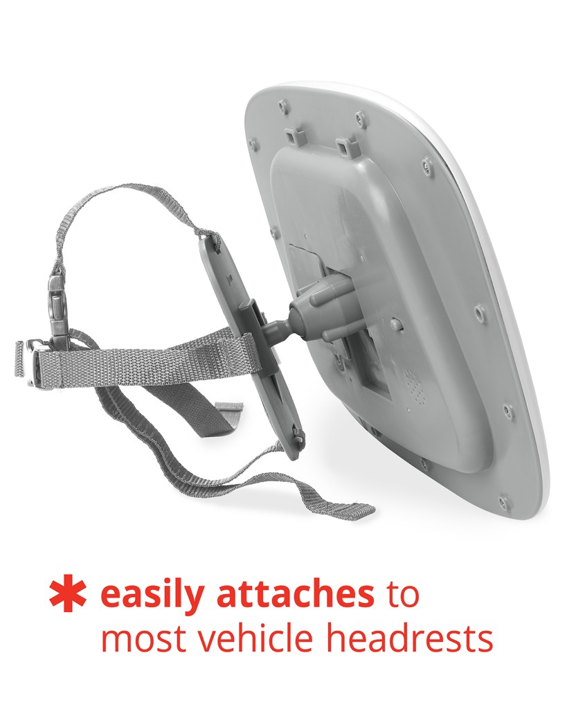 SKIP HOP Zrcadlo zpětné do auta se světly a zvuky Silver Lining Cloud