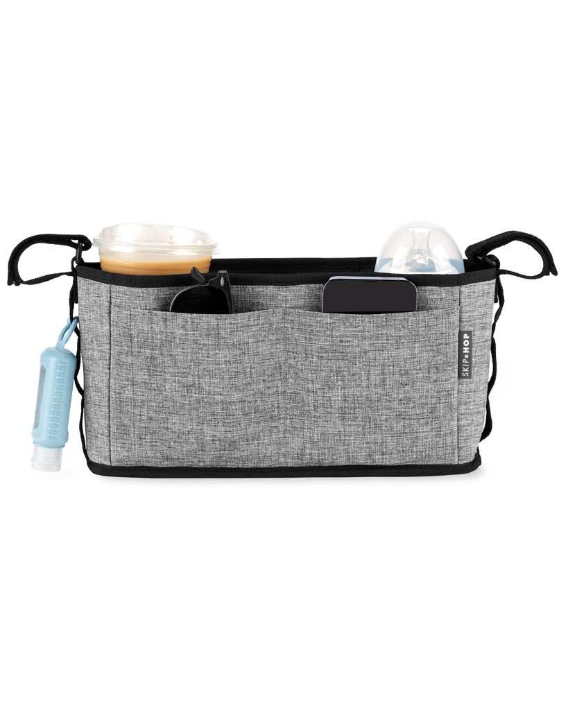 SKIP HOP Organizér na kočárek Grab&amp;Go Ultra grey melange 