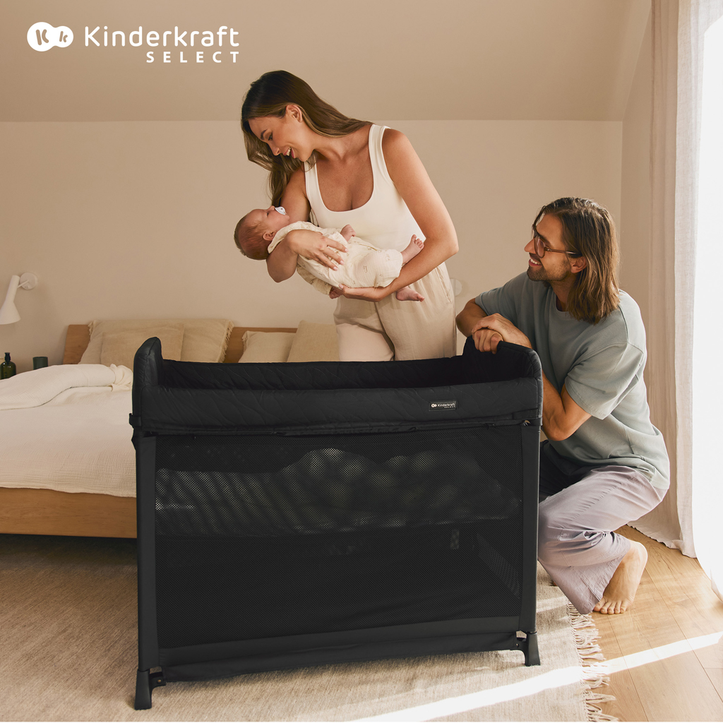 KINDERKRAFT SELECT Postýlka cestovní Moon Dream Beige