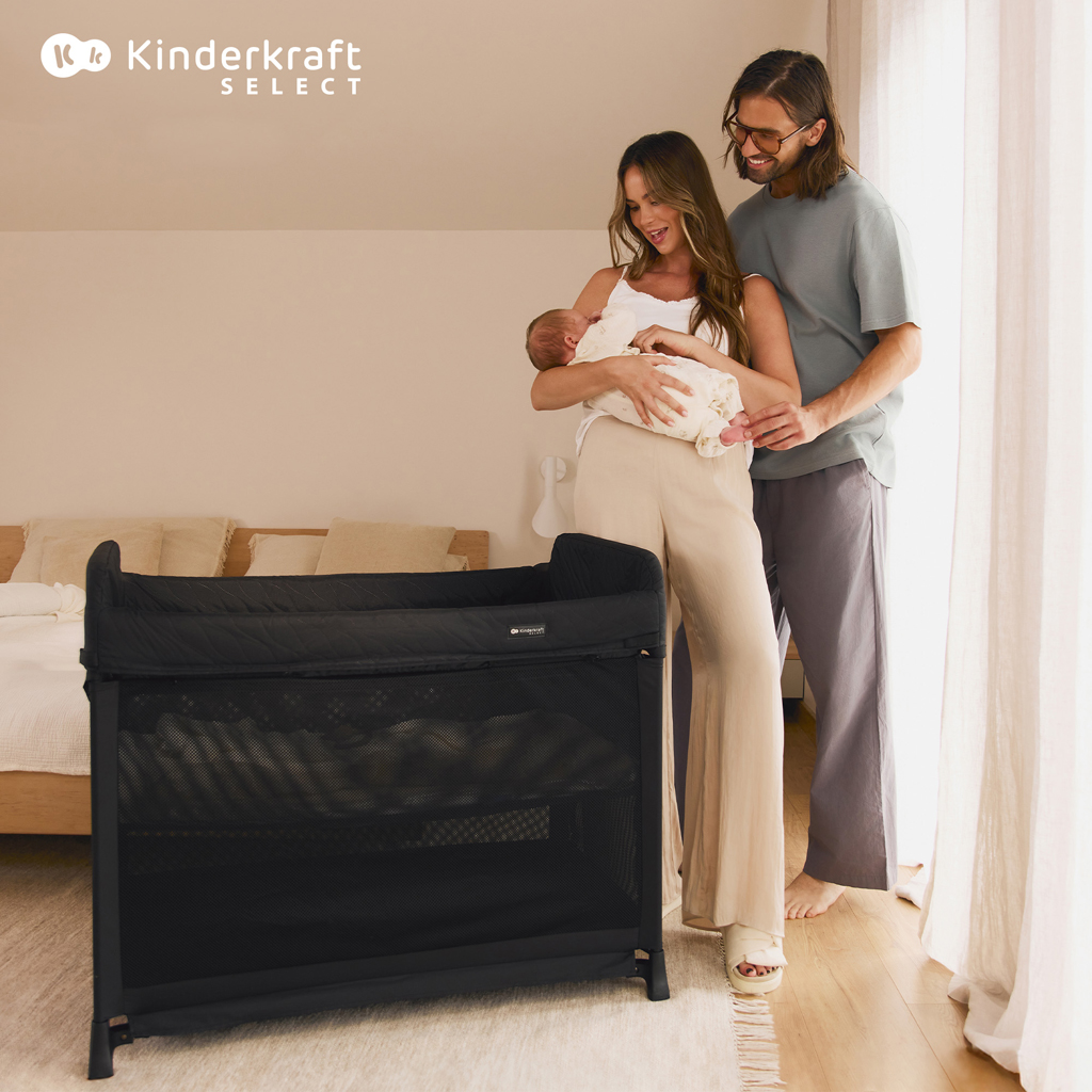 KINDERKRAFT SELECT Postýlka cestovní Moon Dream Beige