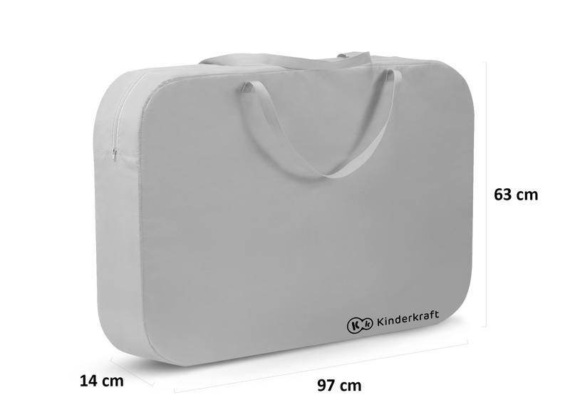 KINDERKRAFT Postýlka multifunkční 4v1 Sofi Gray