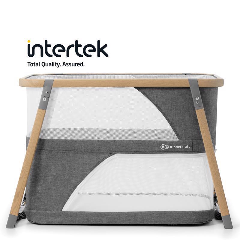 KINDERKRAFT Postýlka multifunkční 4v1 Sofi Gray