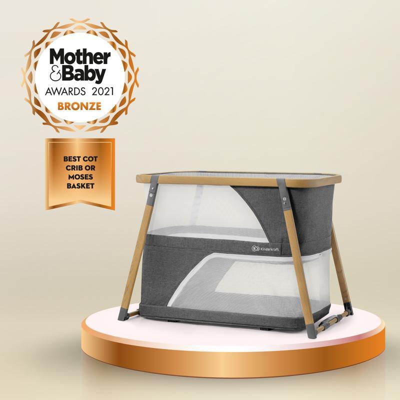 KINDERKRAFT Postýlka multifunkční 4v1 Sofi Gray